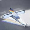 QFkris 2 Pack 6inch K9 Crystal Optical Glass Triangular Prism