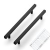 Ravinte 10 Pack Matte Black Cabinet Pulls 7-1/2 inch Black