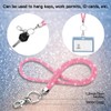 Soleebee Bling Crystal Lanyard, 31.5'' Office Neck Strap Lanyard with