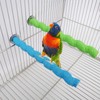 6 Pcs Bird Perch Parrot Stand Cage Accessories Natural Wooden