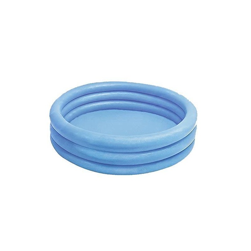 INTEX 59416EP Crystal Blue Inflatable Kiddie Swimming Pool, 45in x