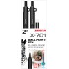 Zebra Pen X-701 Tactical Ballpoint Pen and Refills, 0.7mm Fine