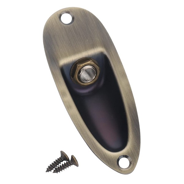 XIYANGJUAN Bronze Guitar Input Jack Boat Style 1/4" Loaded Guitar