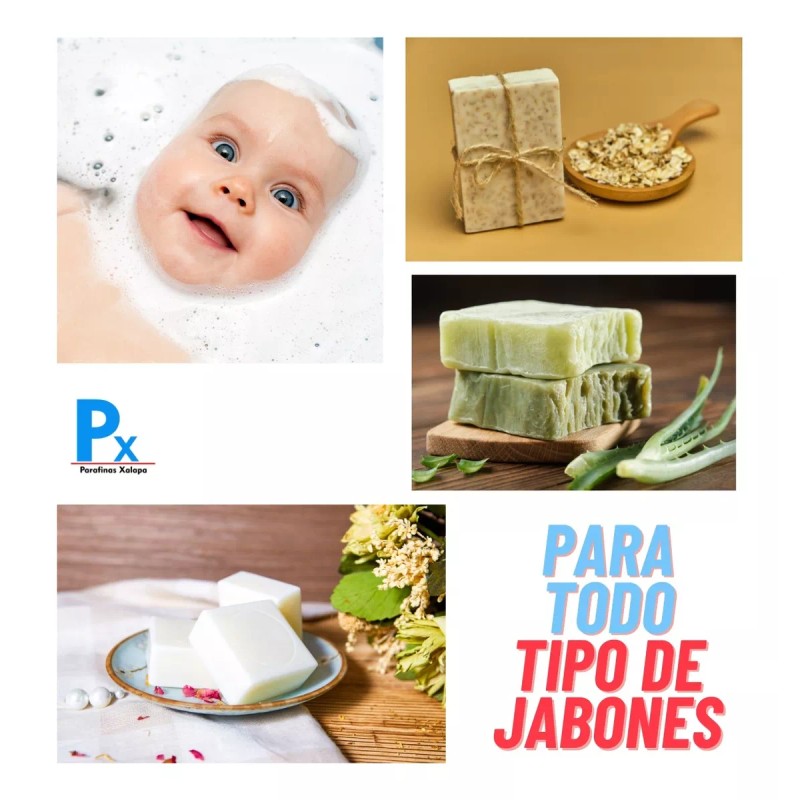 Glicerinas Xalapa Espumante Vegetal Para Jabones De Glicerina. 1 Pza.