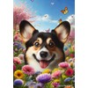 Corgi Pembroke Welsh Tri - Best of Breed Spring Butterfly