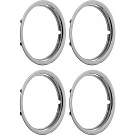 Phoenix Decorative Wheel Trim Chrome Plated Plastic 1503 15" Set of Four