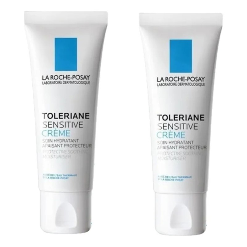 Combo Roche Posay Crema Sensitive Toleriane 40ml Momento Aplicación Día