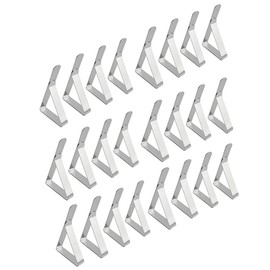 Tablecloth Clips 24pcs Picnic Table Clips Flexible Stainless Steel Table Cloth Cover Clamps Table Cloth Holders Ideal for Picnics Marquees Weddings Graduation Party