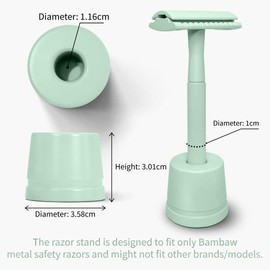 Bambaw Mint Green Razor Stand - Fits All Bambaw Metalls Safety Razors
