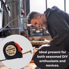 Papa Gifts from Grandkids, Gifts for Papas from Granddaughter, Papa Fathers Day from Grandson. Useful Papas Fathers Day Ideas, Practical Christmas for Grandpa, My Boss Calls Me Tape Measure (Bosses)