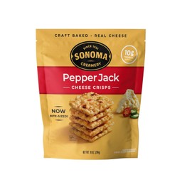 Sonoma Creamery Pepper Jack Cheese Crisps, Gluten Free, Craft Baked, 2.25 Ounces (Pack Of 6)