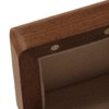 Wooden Ring Box Retro Elegant Square Engagement Ring Box with