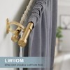 Lwiiom Double Blackout Curtain Rods 140 to 164 Inches (11.5-13.5
