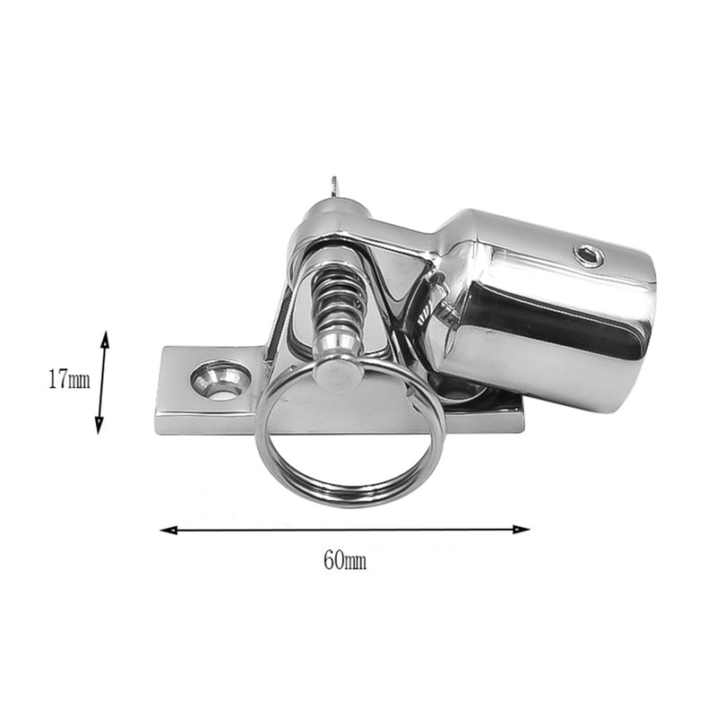 ZONADAH Marine Boat Hinge Awning Accessories Mount With 22mm Cap,