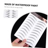 Vaguelly 12sheets False Eyebrows Cosmetics Instant Full Natural Brows Eyebrow