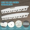 FEIMIRE Wall Mount HDPE Fishing Rod Holder for 11 Rods