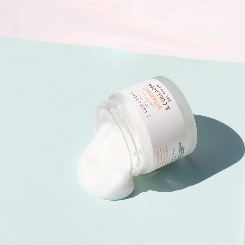 Crema de día energizante con vitamina C y colágeno Lanocreme