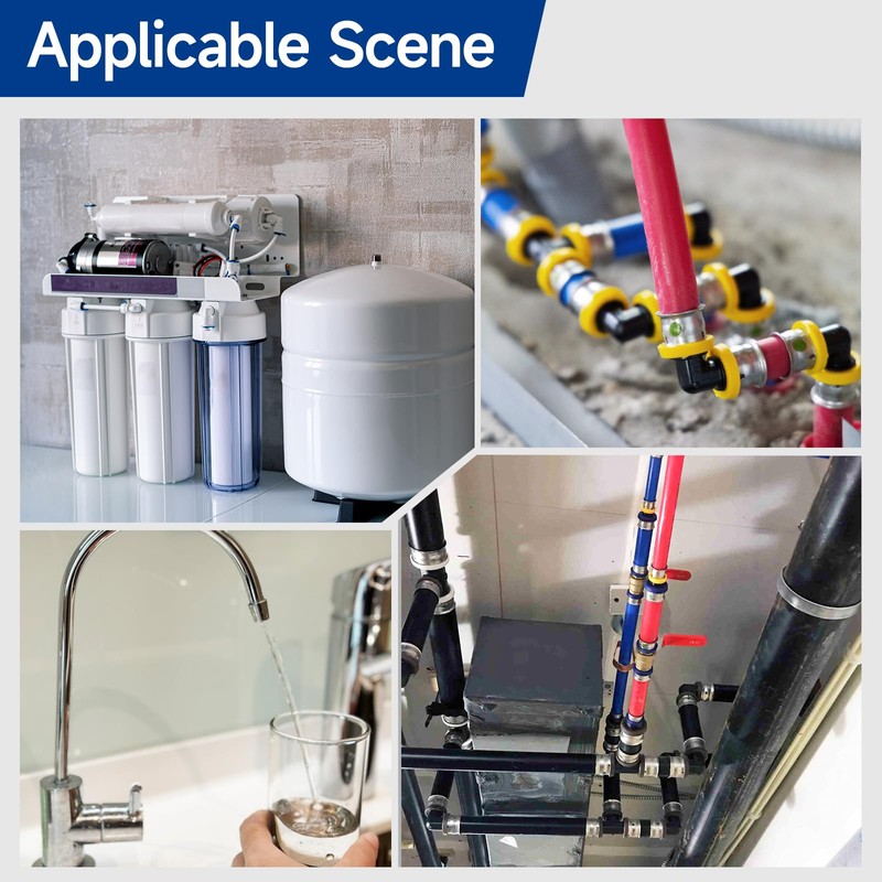 iCrimp Stainless Steel Pressing Sleeves Crimping Tool for PEX Pipe