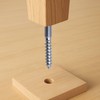 SKIR'CO Pack of 10 Hanger Bolts M10 x 200 mm,