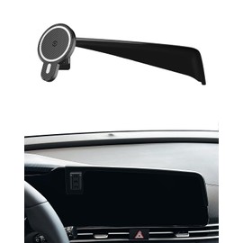 Car Phone Holder for Hyundai Elantra 2021 2022 2023 2024 2025 Accessories 8-Inch/10.25-Inch Screen Magnetic 15W Fast Wireless Charger Cell Phone Mount Not Affect Air Vent