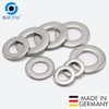 Blue Eyes Flat Washers Made of Stainless Steel DIN 125