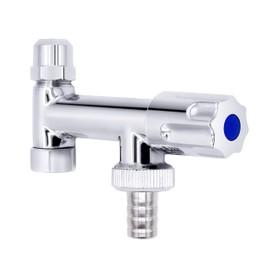 Variosan Additional Valve 11107 Vale Designer Handle, Non Return Valve Chrome Plated Brass