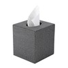 BTSKY Linen Household Office Cube Tissue Paper Holder Square Tissue