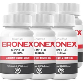 Eronex Frascos Arginina Zinc Suplemento Alimenticio 100 Natural