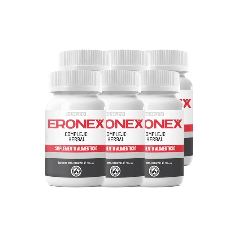 Eronex Frascos Arginina Zinc Suplemento Alimenticio 100 Natural