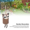 Rustic Hanging Animal Wind Chimes Resin Hand Made Natural Garden