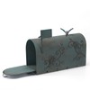 MEIYIHUI Heavy Duty Galvanized Steel Mailbox Post, Rural Mail Box