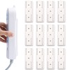 Brelet 12 St1ck Selbstklebender Stanzfreier Sockelhalter, Steckdosenleiste Halterung Power Strip