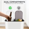 TOPBATHY Rubbish Bin Compartment Rubbish Bin for Children's Room Small