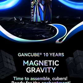 Bukefuno GAN 15 Maglev UV (10th Version) 3 x 3 Rubik's Cube Flagship GAN15 Magnetic Speed Cube Maglev 2024 Magic Puzzle Stickerless 58.6 g Ultralight 3 x 3 x 3 Goose Cubes