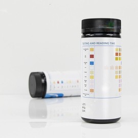 Whirlpool Test Strips, Pack of 100 10 in 1 Pool and Spa Test, Accurate Pool Water Test Kit for PH, Total Alkalinity, Free Chlorine and Bromine