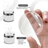 Airless Pump Jar - Refillable Moisturizer Container Vacuum Bottle with