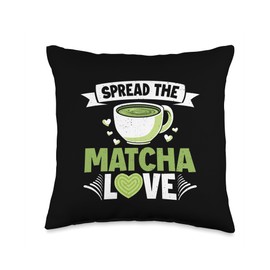Spread the Matcha Love Matcha Throw Pillow