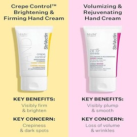 StriVectin Crema de Manos Iluminadora y Reafirmante Crepe Control para Piel Seca y Reducción de Arrugas, 59.99 mililitro