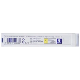 Staedtler Mars Lumochrom 204 Case of 12 Drawing Leads 2 mm Yellow
