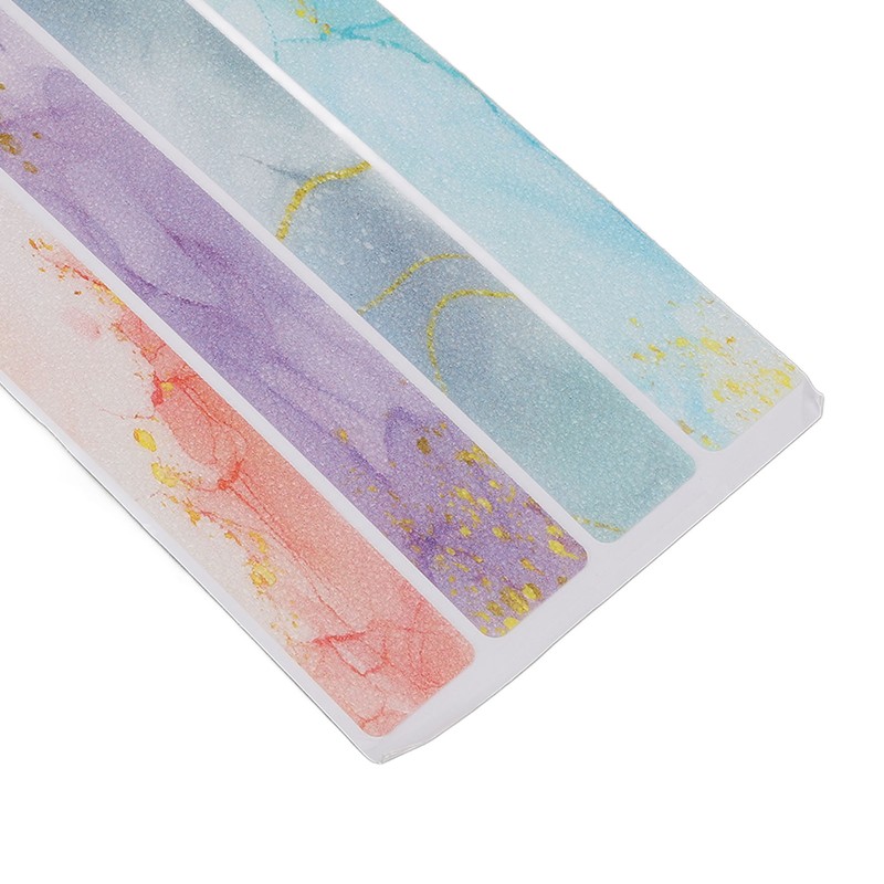 24pcs Bathroom Non Slip Strips Colorful Firm Sticking Waterproof Rubber
