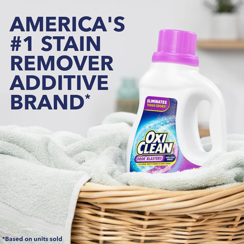 Oxiclean Odor Blasters Odor and Stain Remover Laundry Booster Liquid,