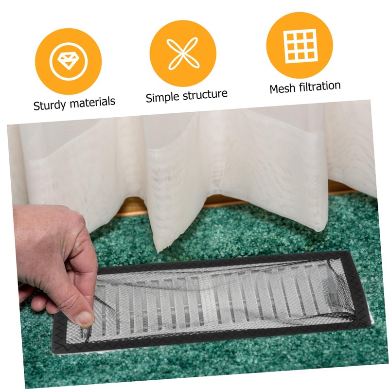 SHINEOFI Vent Net Cover Removable Floor Vent Filter Design Blocks