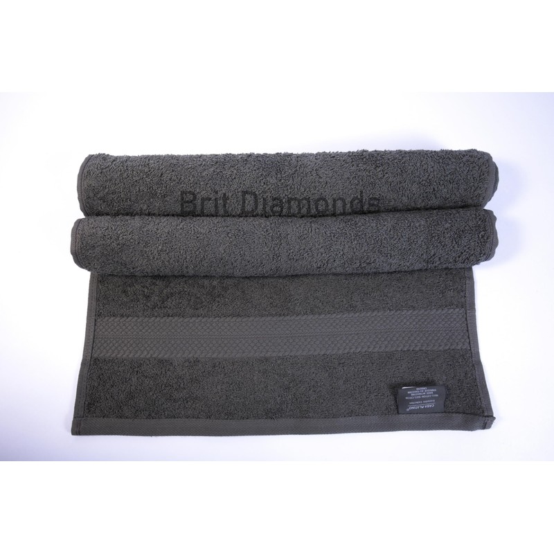 Brit Diamonds Hand Towel Set Pack of 2 (40x66cm) 100%