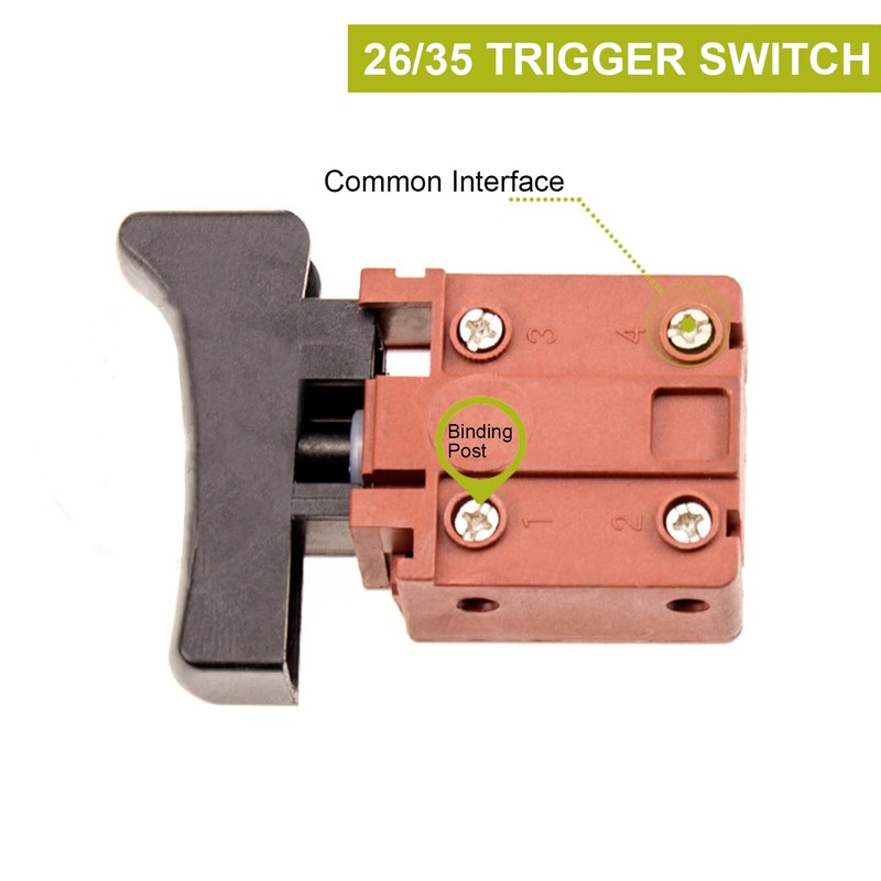 Fielect Trigger Switch for Leiya 26, 35 Electric Drill Hammer