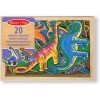 Melissa Doug Dinosaurios Imanes Madera Niño Niña 20 Pzas 3+