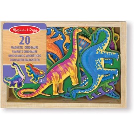 Melissa Doug Dinosaurios Imanes Madera Niño Niña 20 Pzas 3+