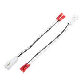 X AUTOHAUX Front/Dash Tweeters Speaker Wiring Harness Adapter Connector Plug for Dodge for Ram 1500 06-21 for Jeep Cherokee 2011-2017 / Car Speaker Wiring Adapter/Plastic / 2 Pcs/White