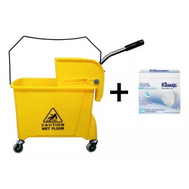 Dalpro Cubeta Con Exprimidor 20 Litros Marca Dalpro Color Amarillo