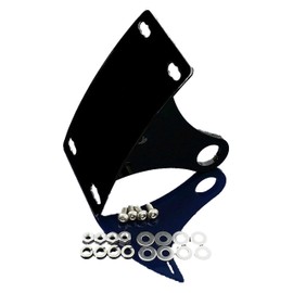 Curved License Plate Relocation Kit w/Optional LED Run - Brake Light (Curved License Plate, W/O Led Light)