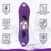 The Original Geospace Sledsterz Kids Beginner Snowboard for Winter Fun